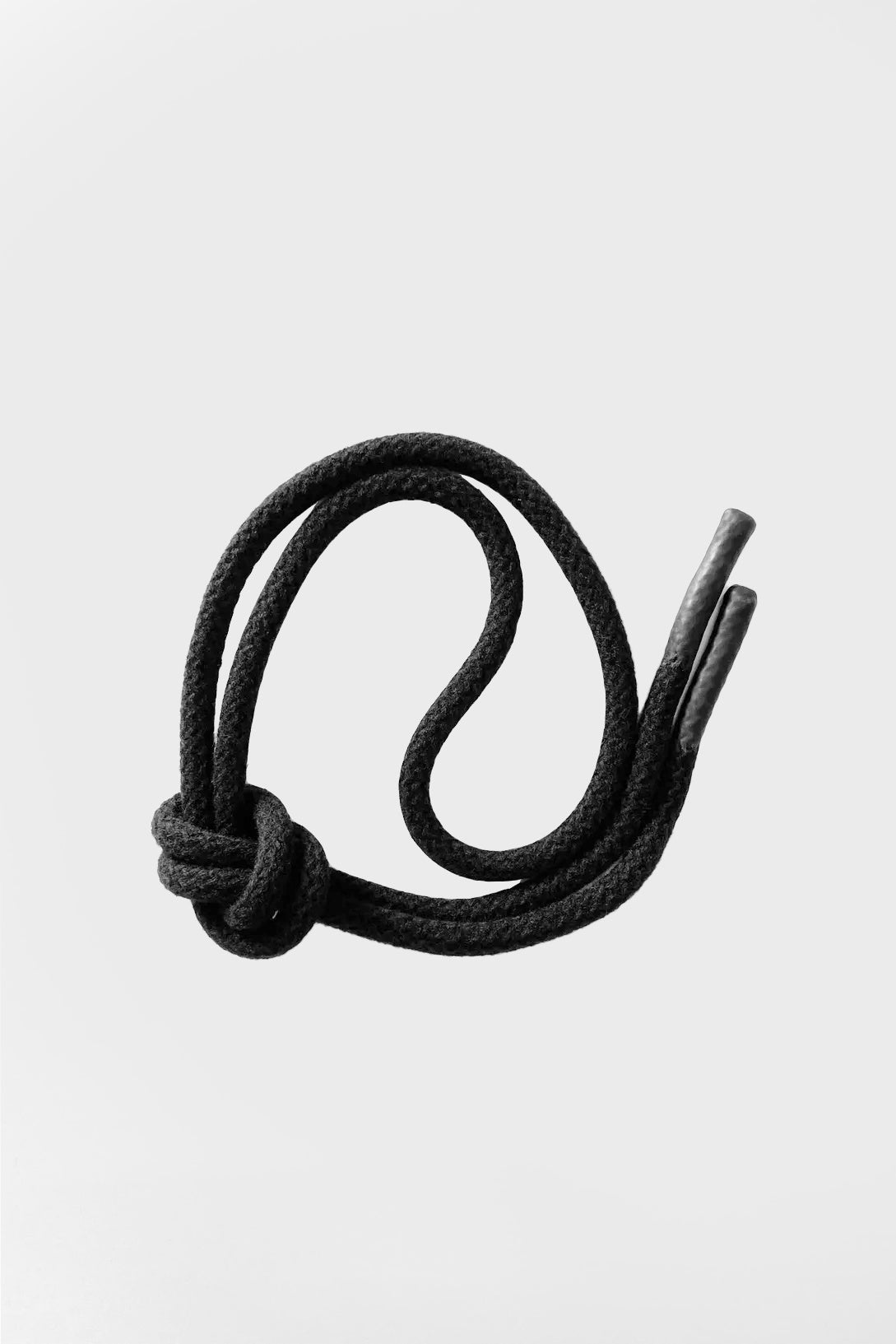Silicon Cord Necklace - Black in Black