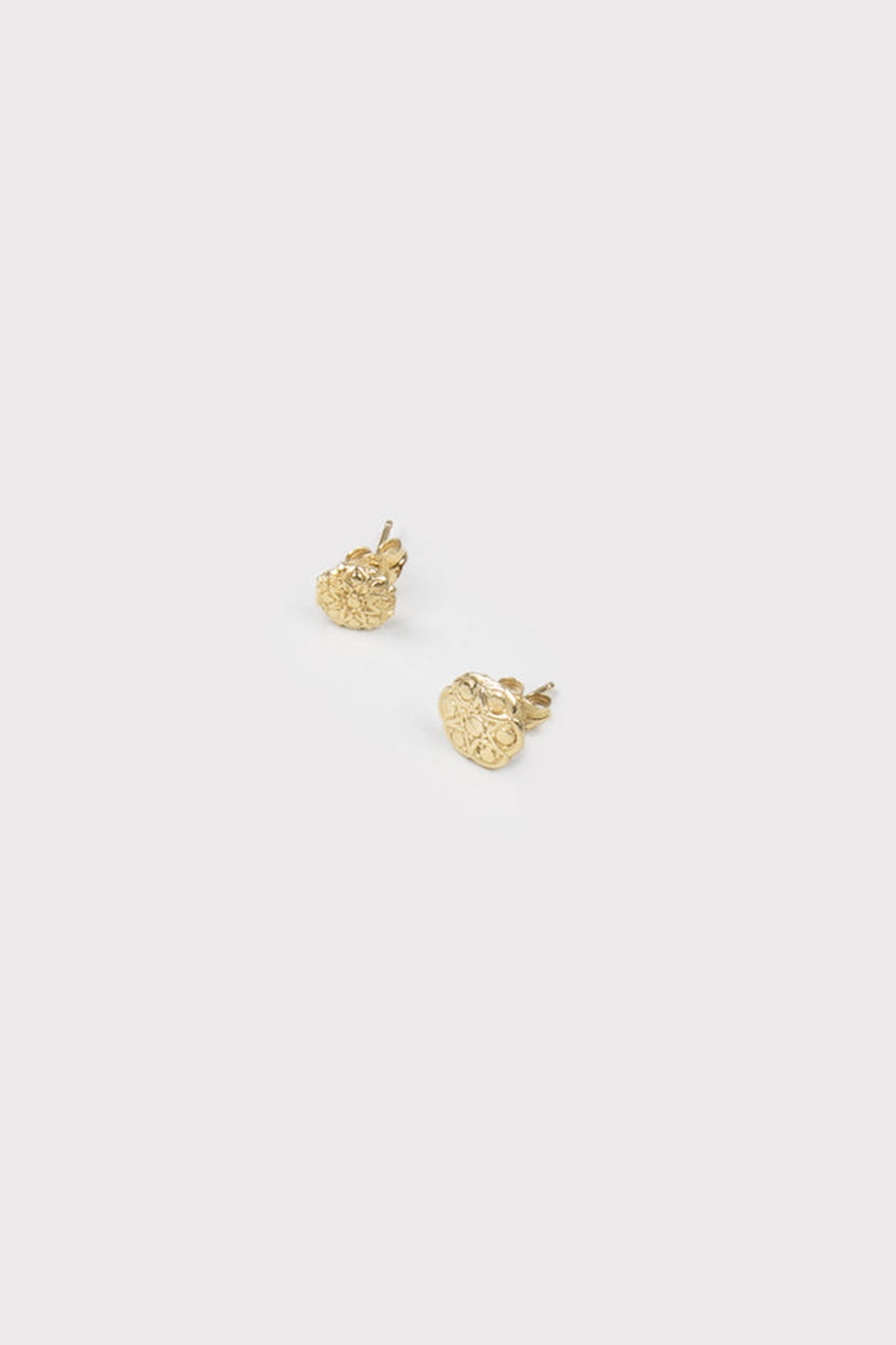 Engagement Studs - Silver /gold Dip in Gold