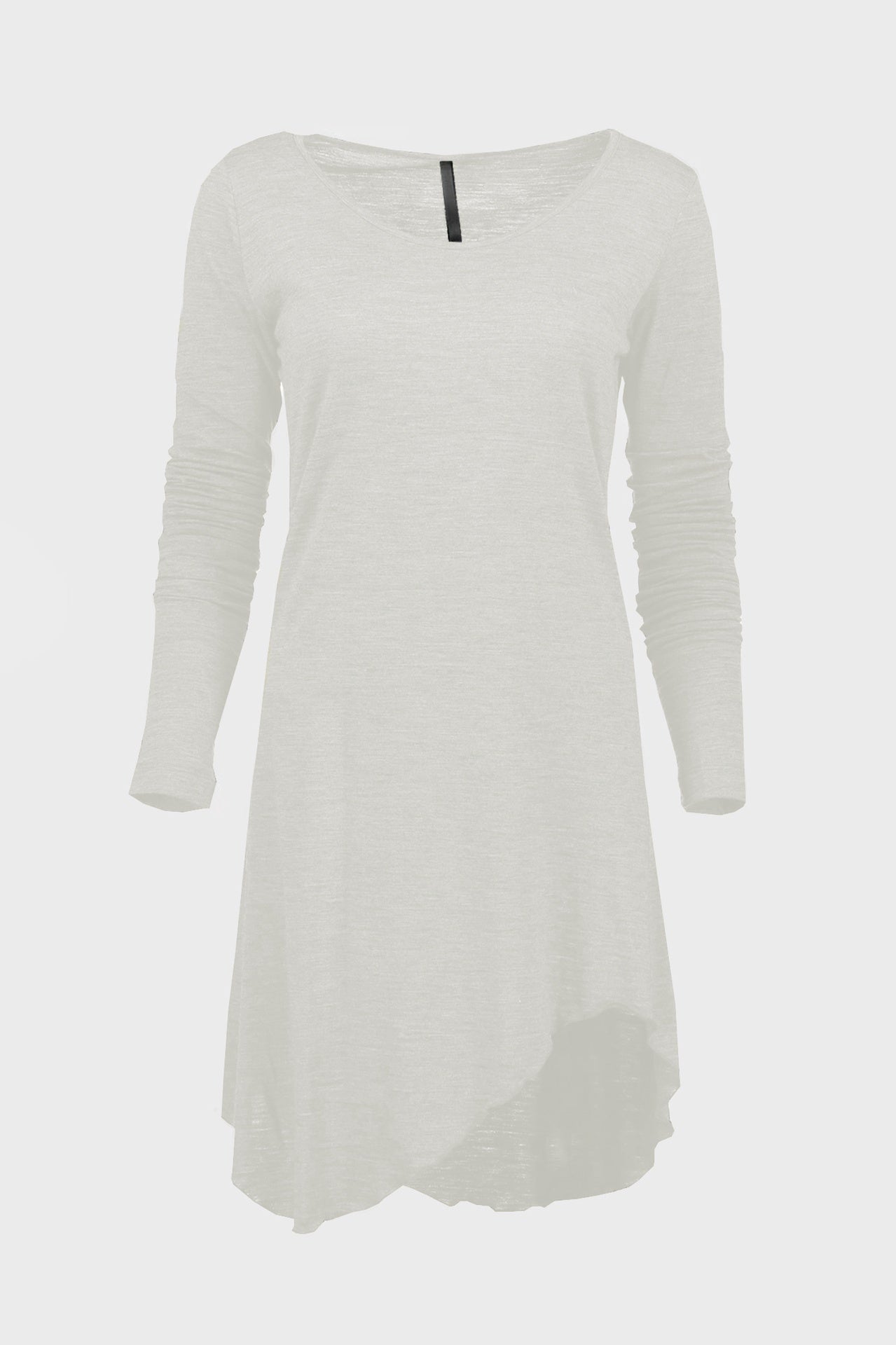 Merino Camber Tunic - Ivory in Ivory