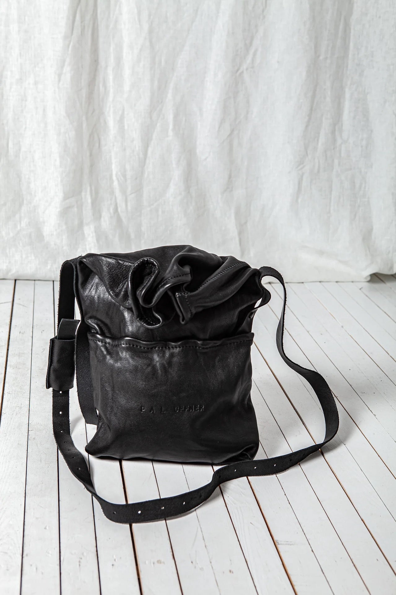Small Pouch Bag - Black in Black