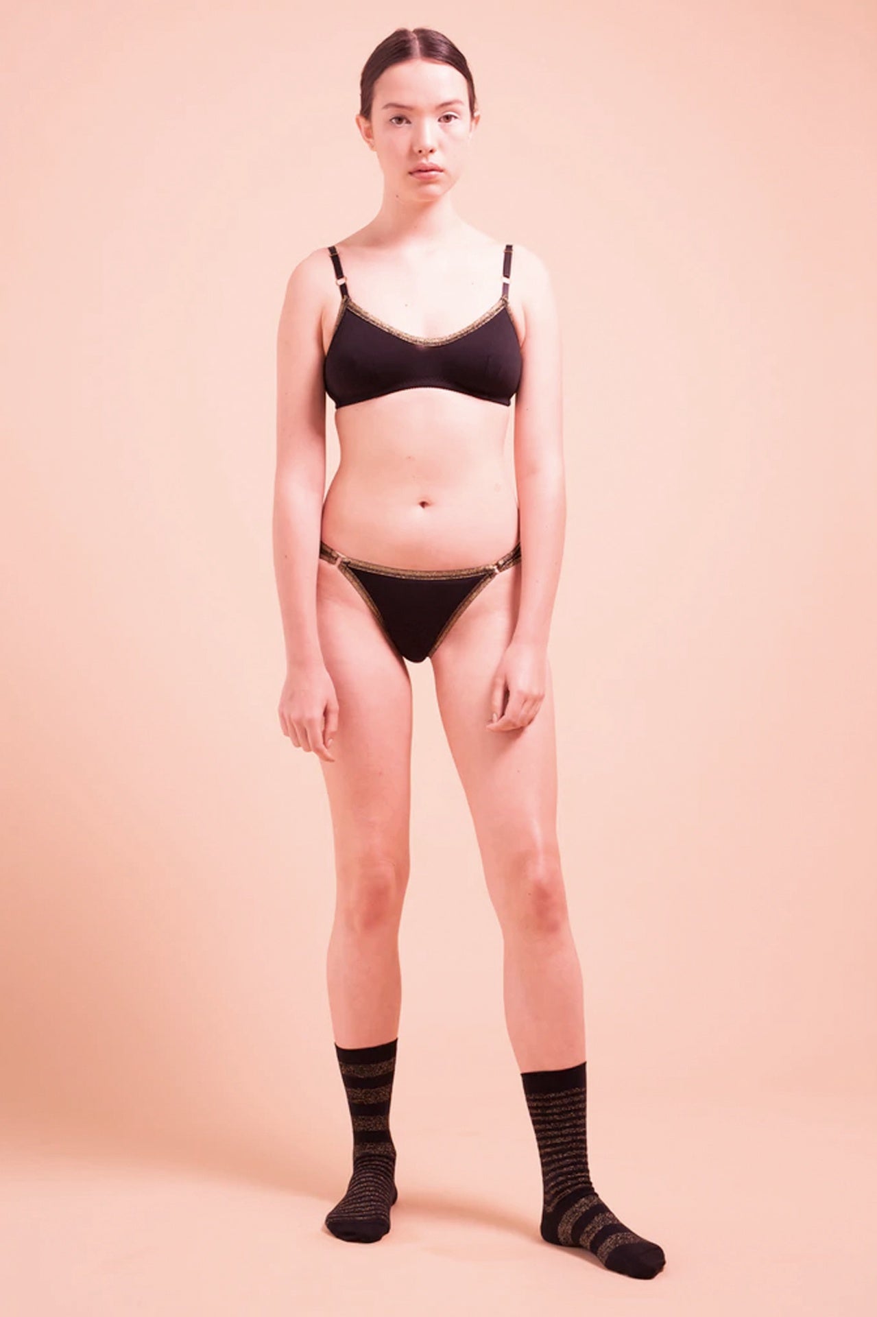 Johnny Narrow Knicker - Noir in Black