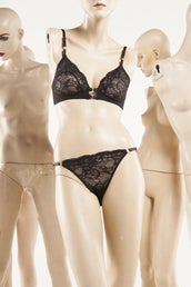 Adrian - Silk Softcup Bra - Noir in Black - The Shelter